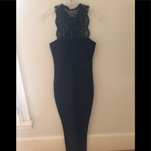 Never worn Topshop black jumpsuit